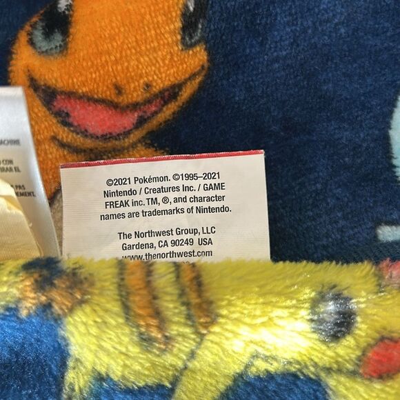 Northwest Pokemon Characters Fleece Blanket Size 48 x 42 inches - Picture 6 of 7